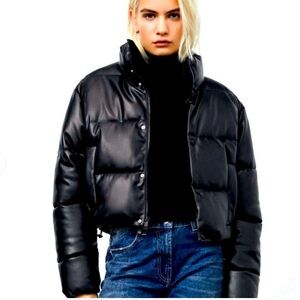Brand New Cropped Puffer Jacket